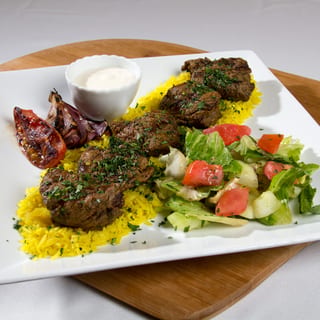 Beef Kabob Platter