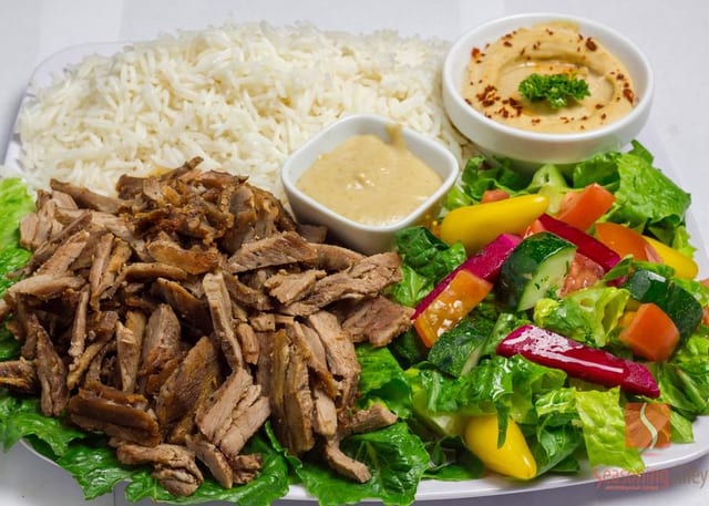 Chicken Shawarma Platter.