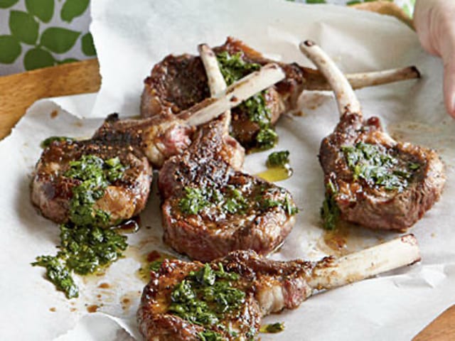 Lamb Ribs Platter.
