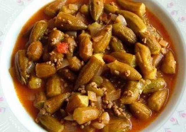 Okra Platter.
