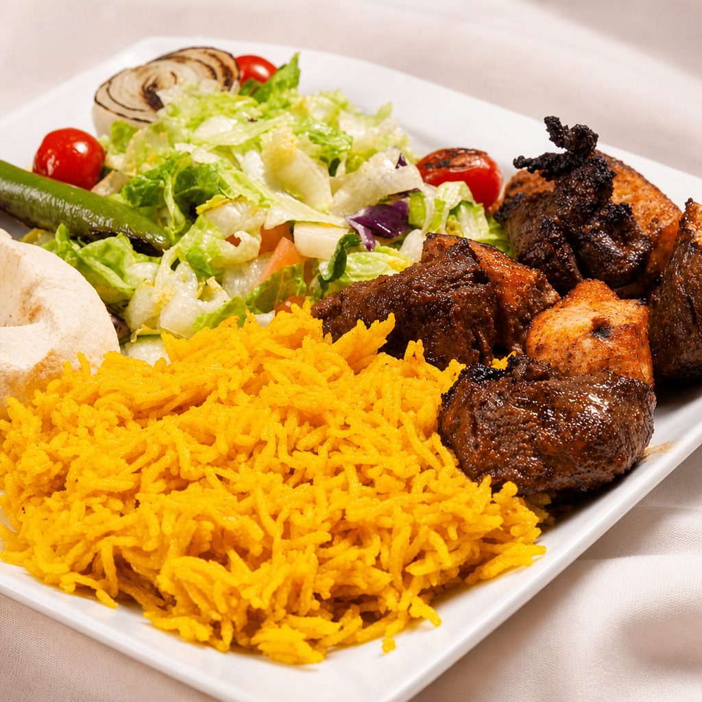 Mixed Kabob Platter.