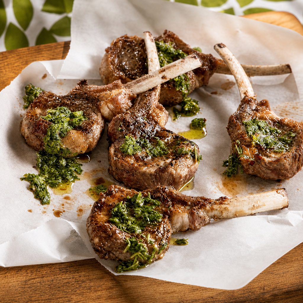 Lamb Ribs Platter.