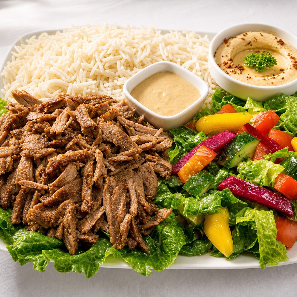 Chicken Shawarma Platter.