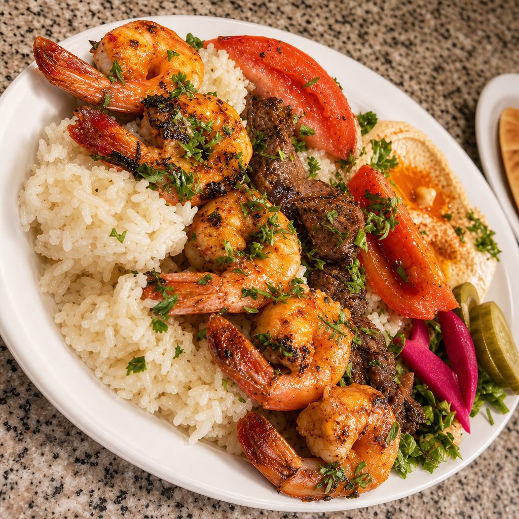 Shrimp Kabob.