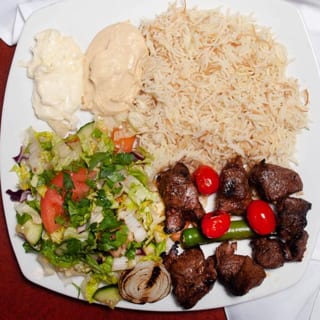 Lamb Kabob Platter
