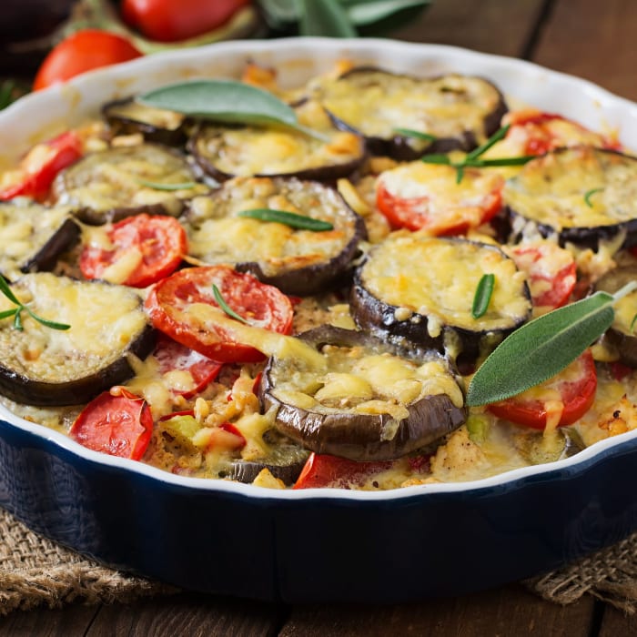 Moussaka Platter.