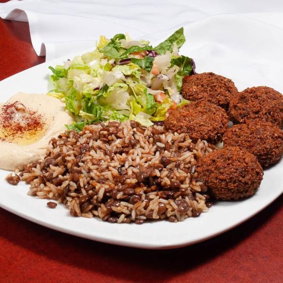 Falafel Platter.