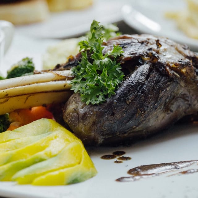 Lamb Shank Platter.